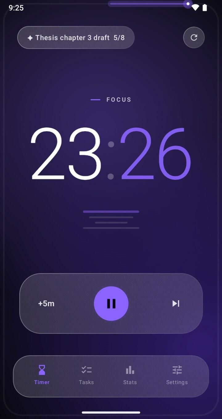 Screenshot of Stanza: Pomodoro Timer