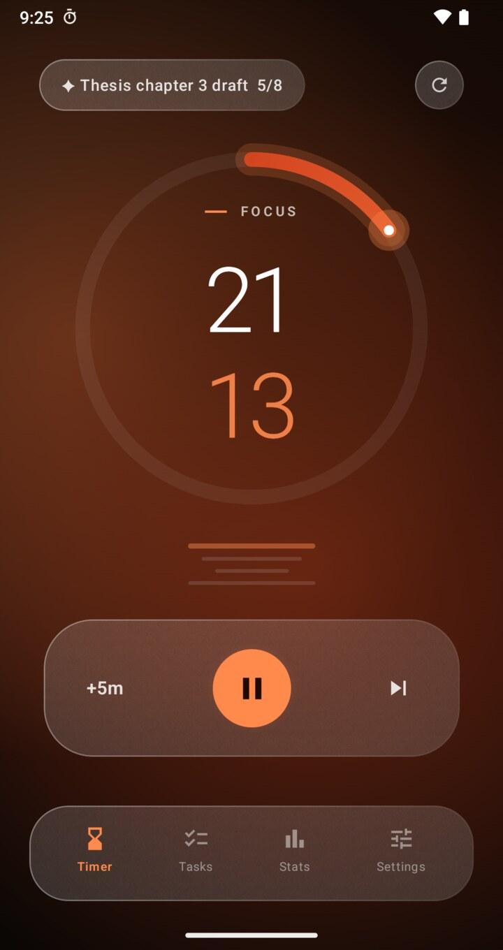 Screenshot of Stanza: Pomodoro Timer