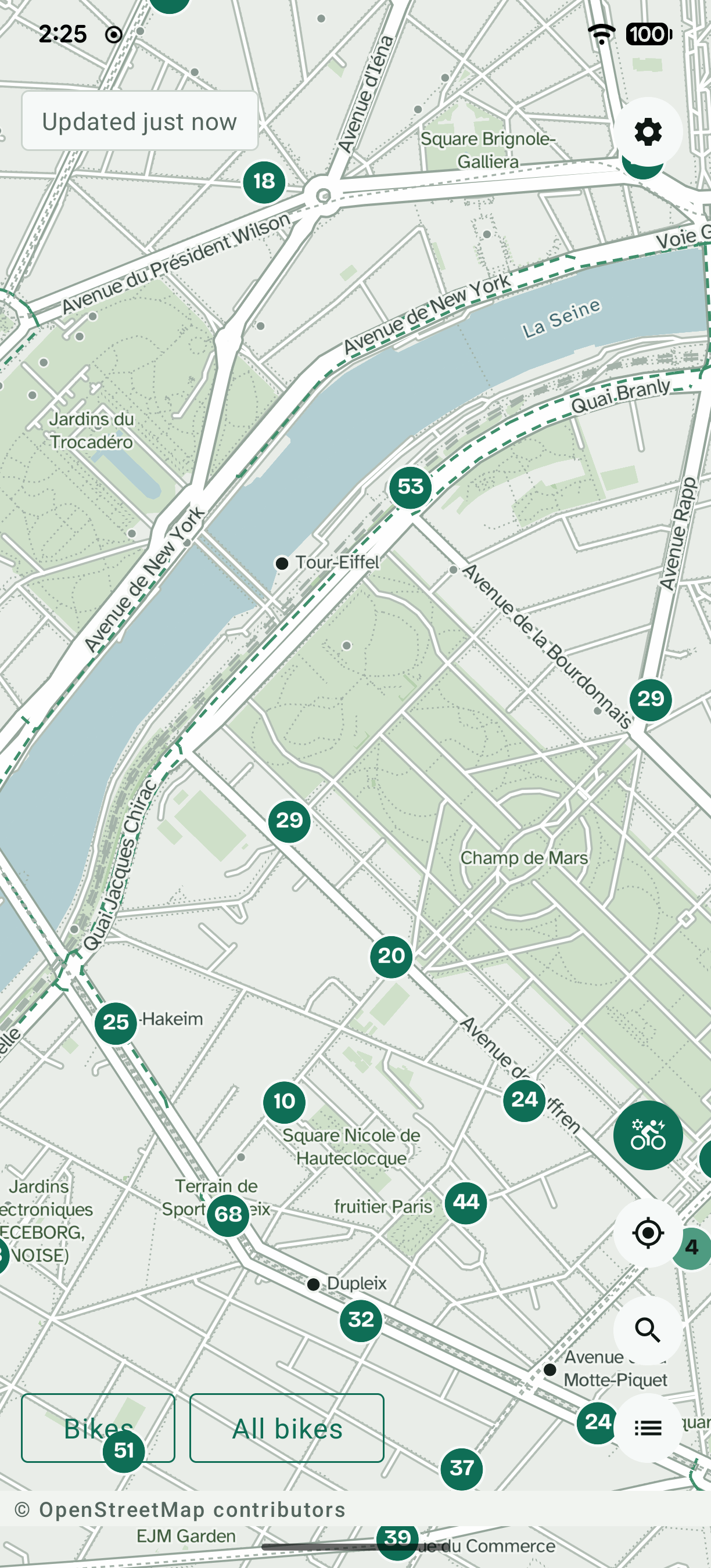 Screenshot of Roue Libre