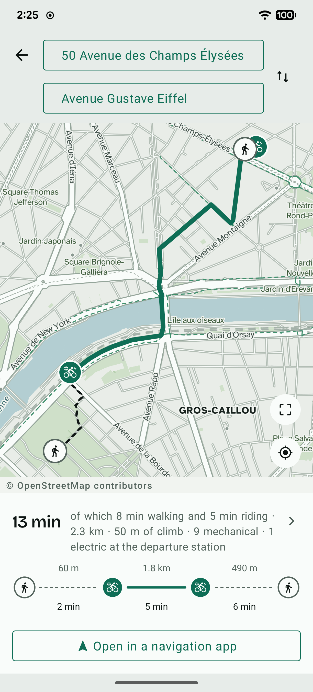 Screenshot of Roue Libre