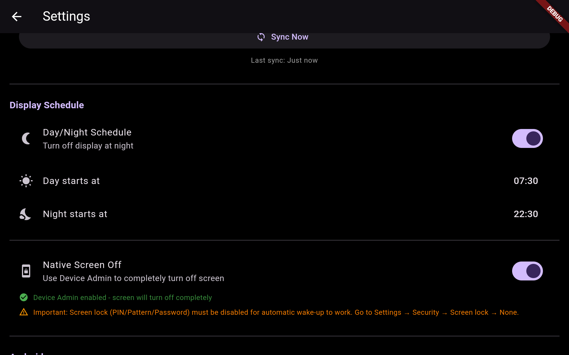 Screenshot of OpenPhotoFrame