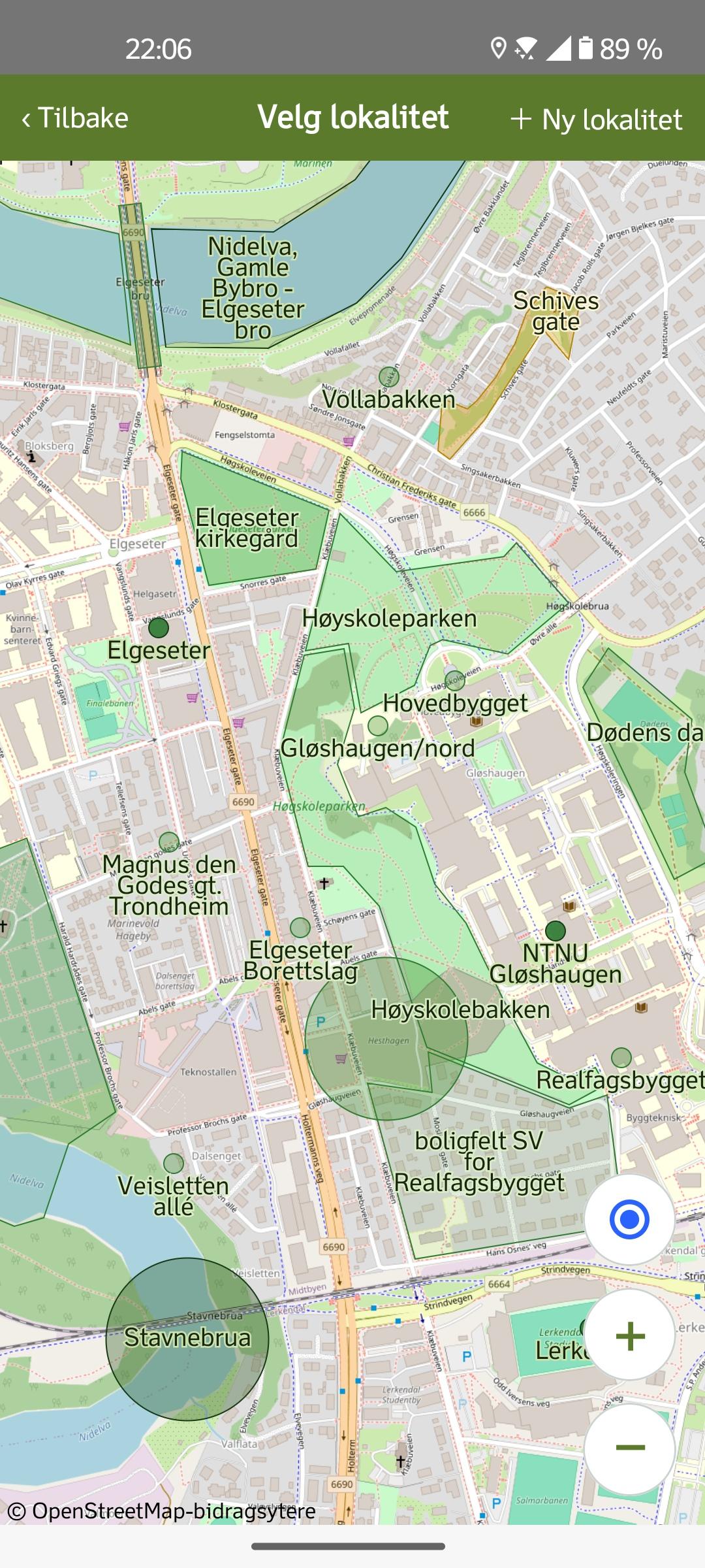 Screenshot of Feltbok