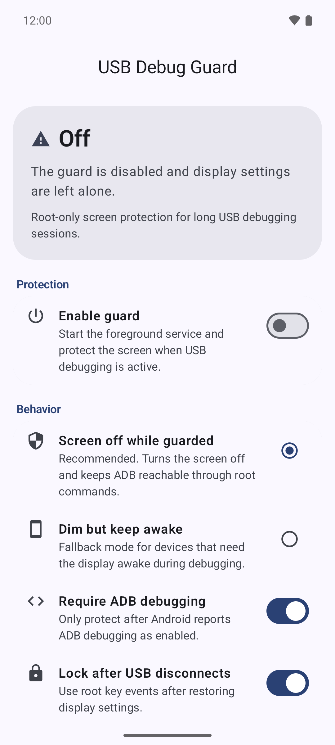 While Loop Processing Data USB Debug Guard - Turn the screen off during long USB debugging ...