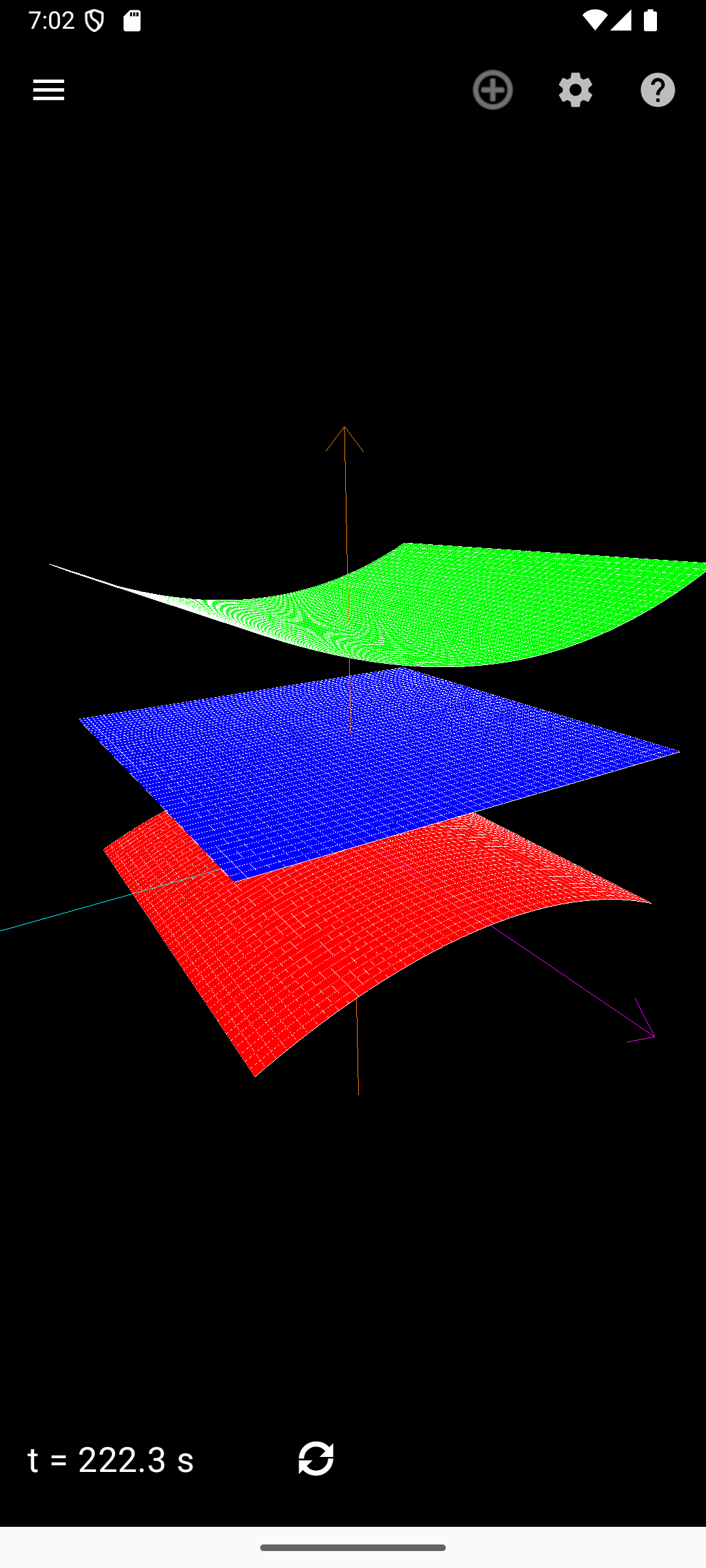 Screenshot of 3D Geometry Animation