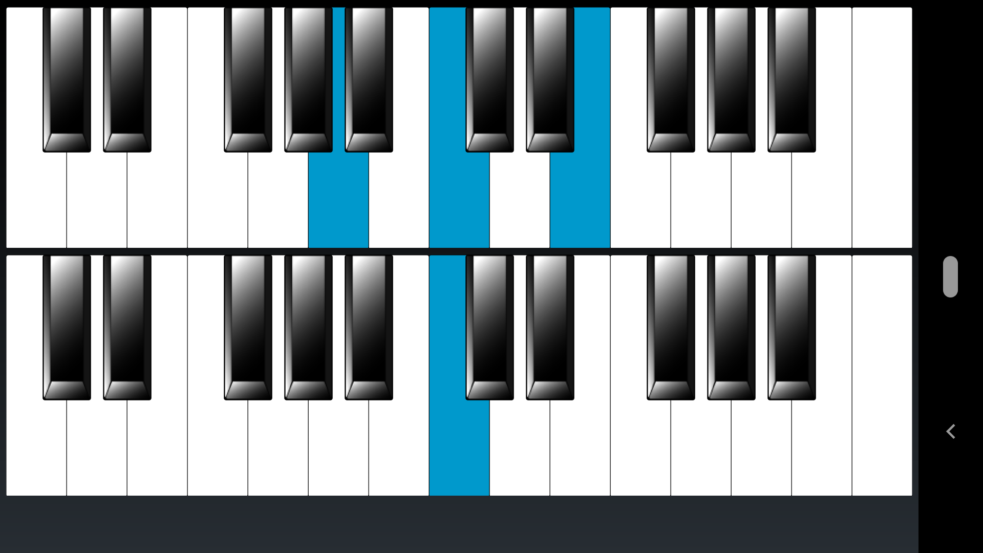 Screenshot of VMPK for Android