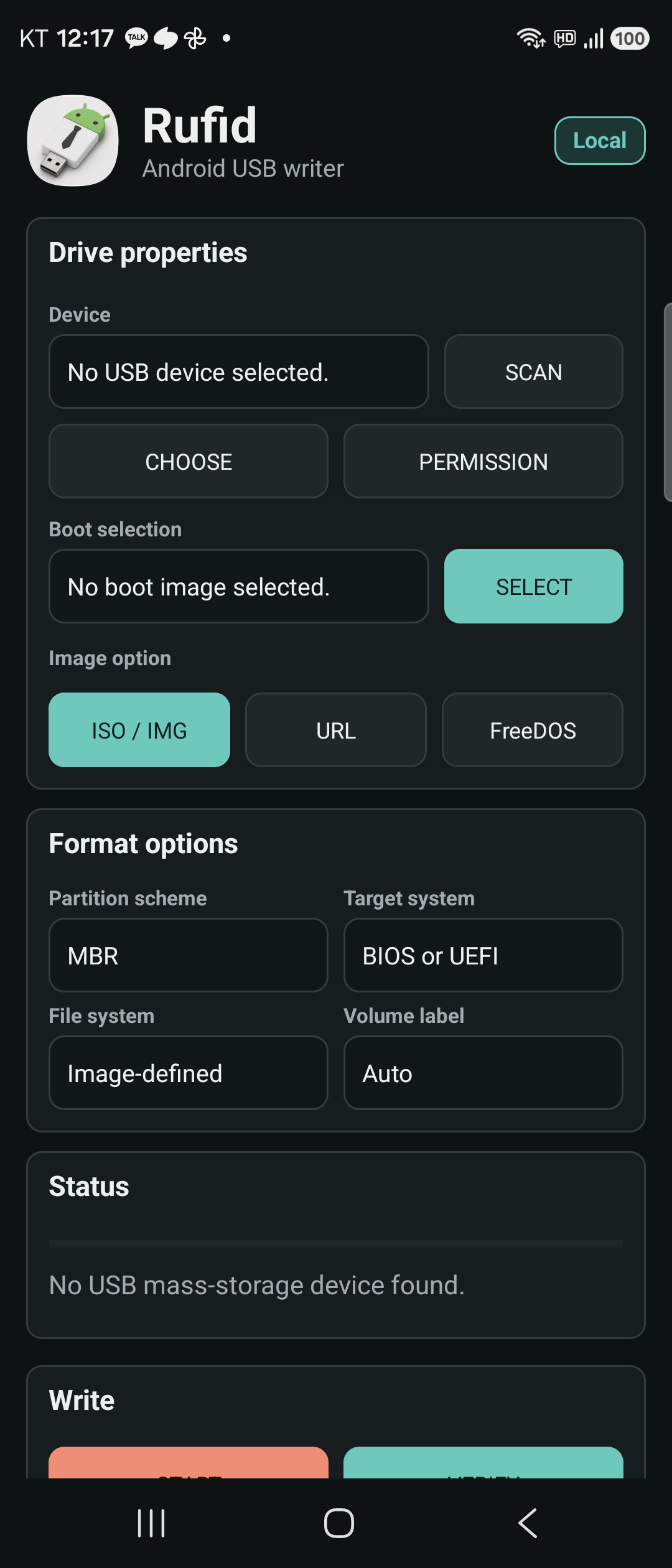 Screenshot of Rufid