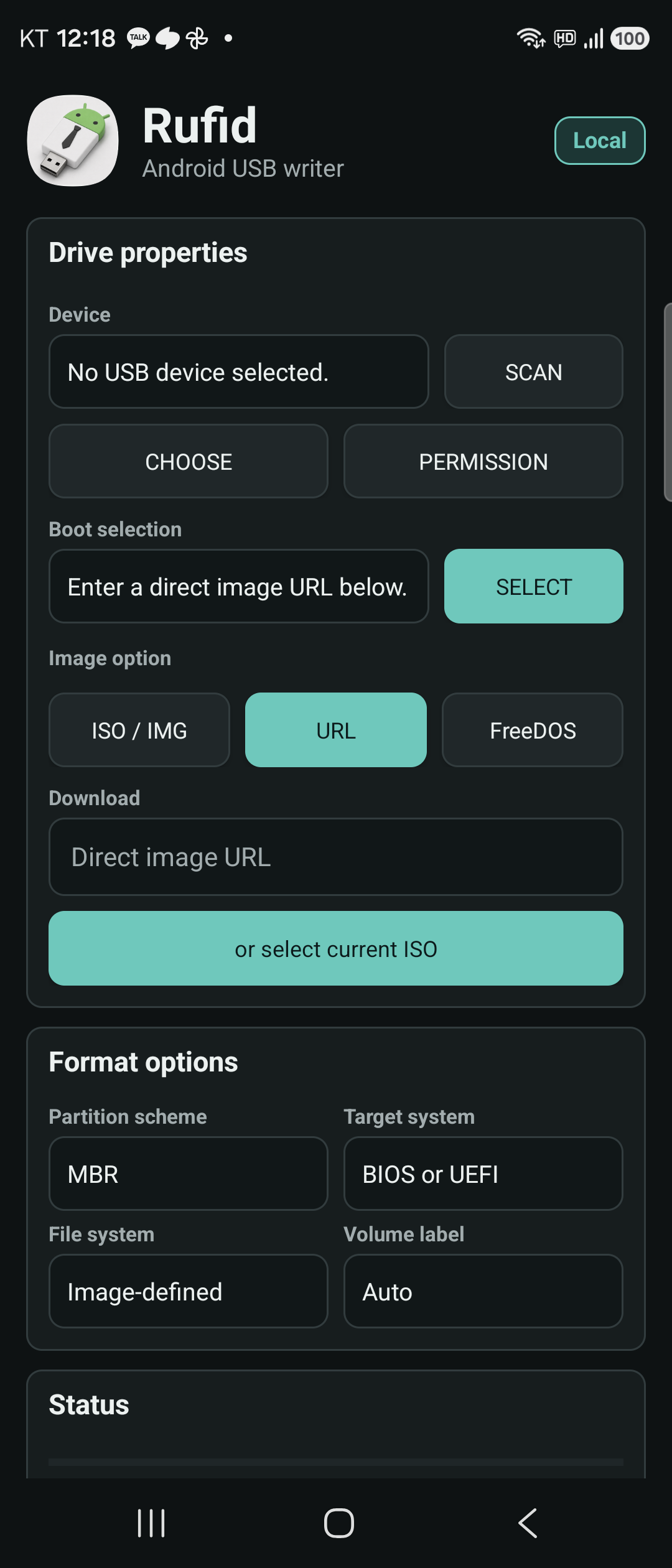 Screenshot of Rufid