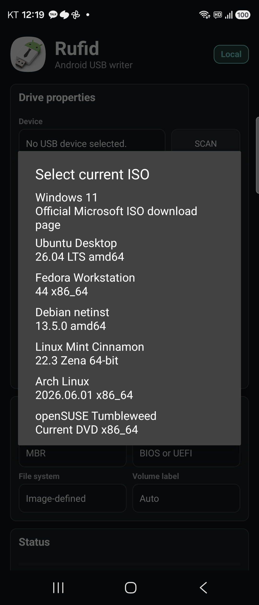 Screenshot of Rufid