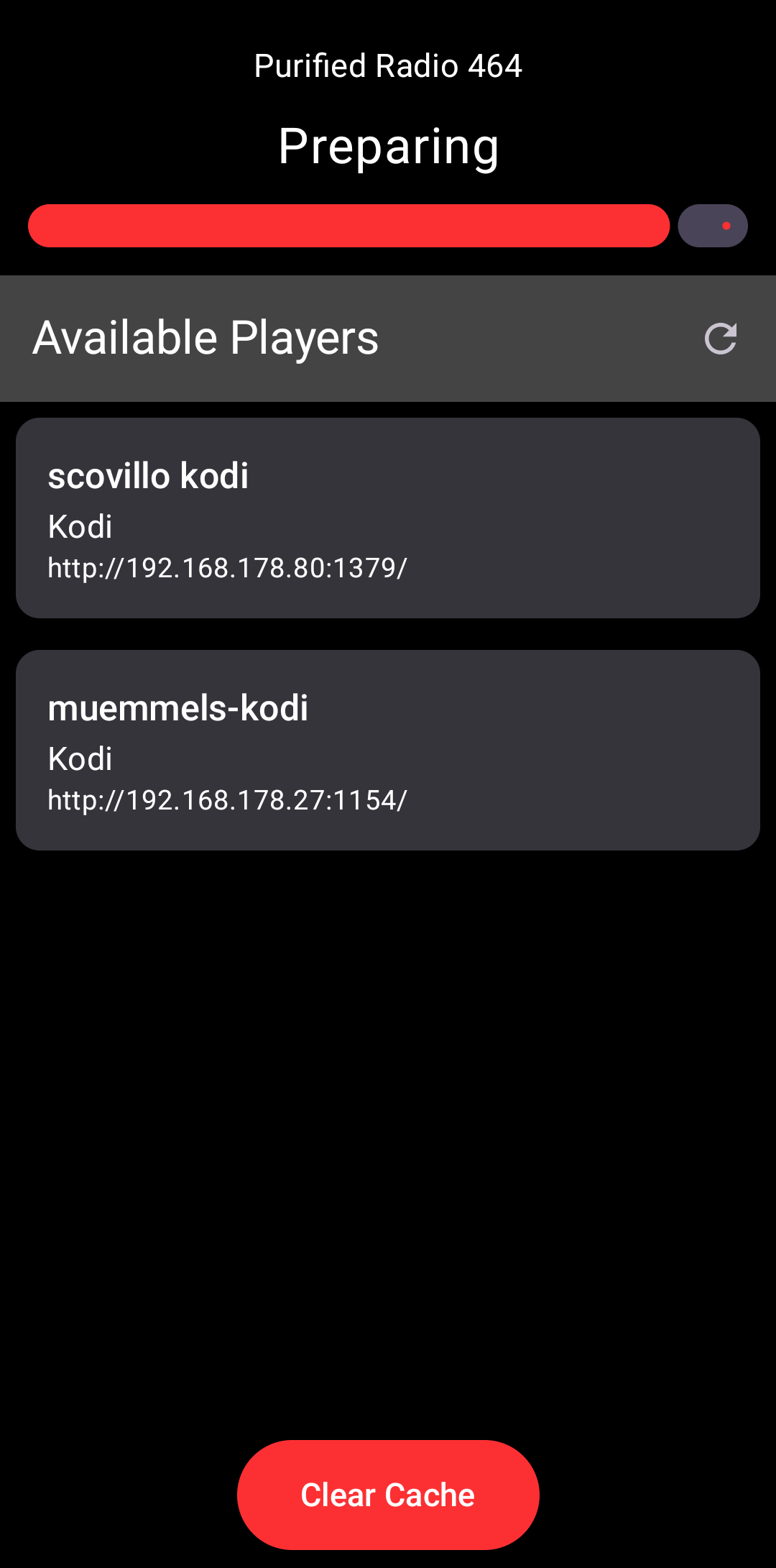 Screenshot of PlayOnDlna