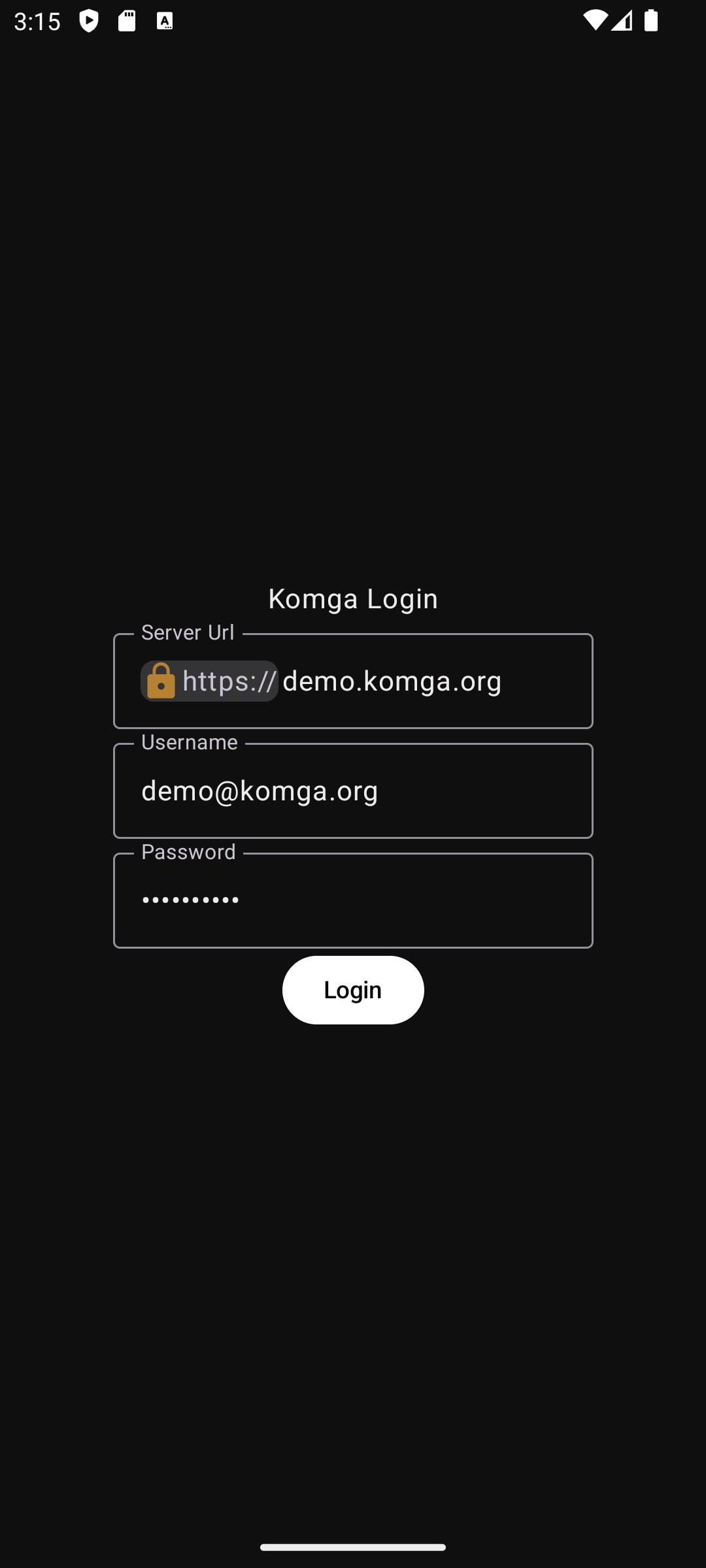 Screenshot of Komelia