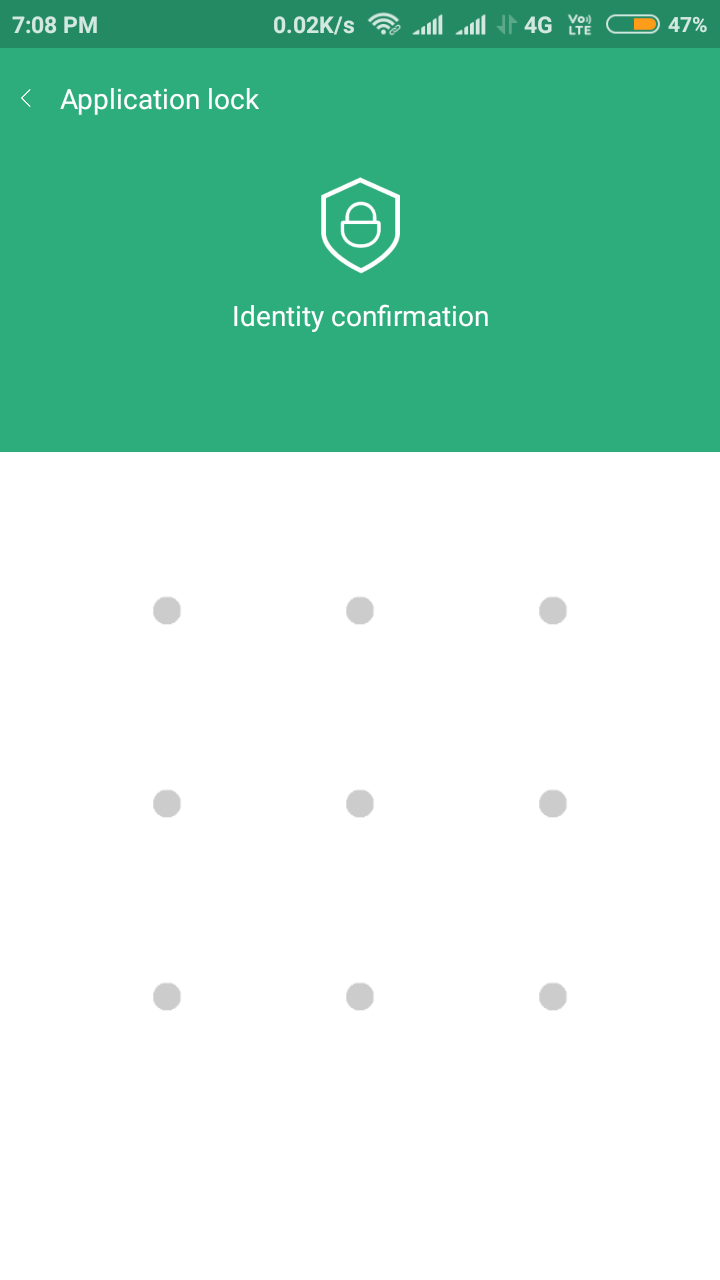 Screenshot of AppLock