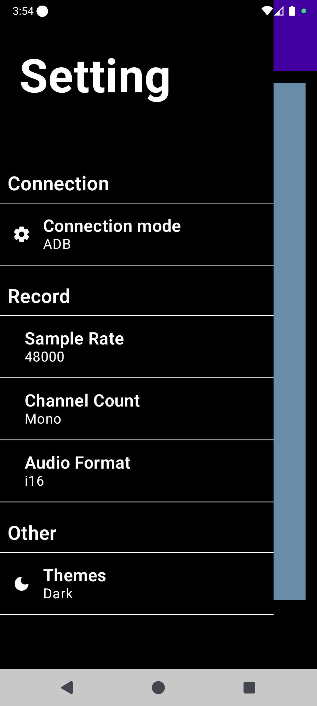 Screenshot of AndroidMic