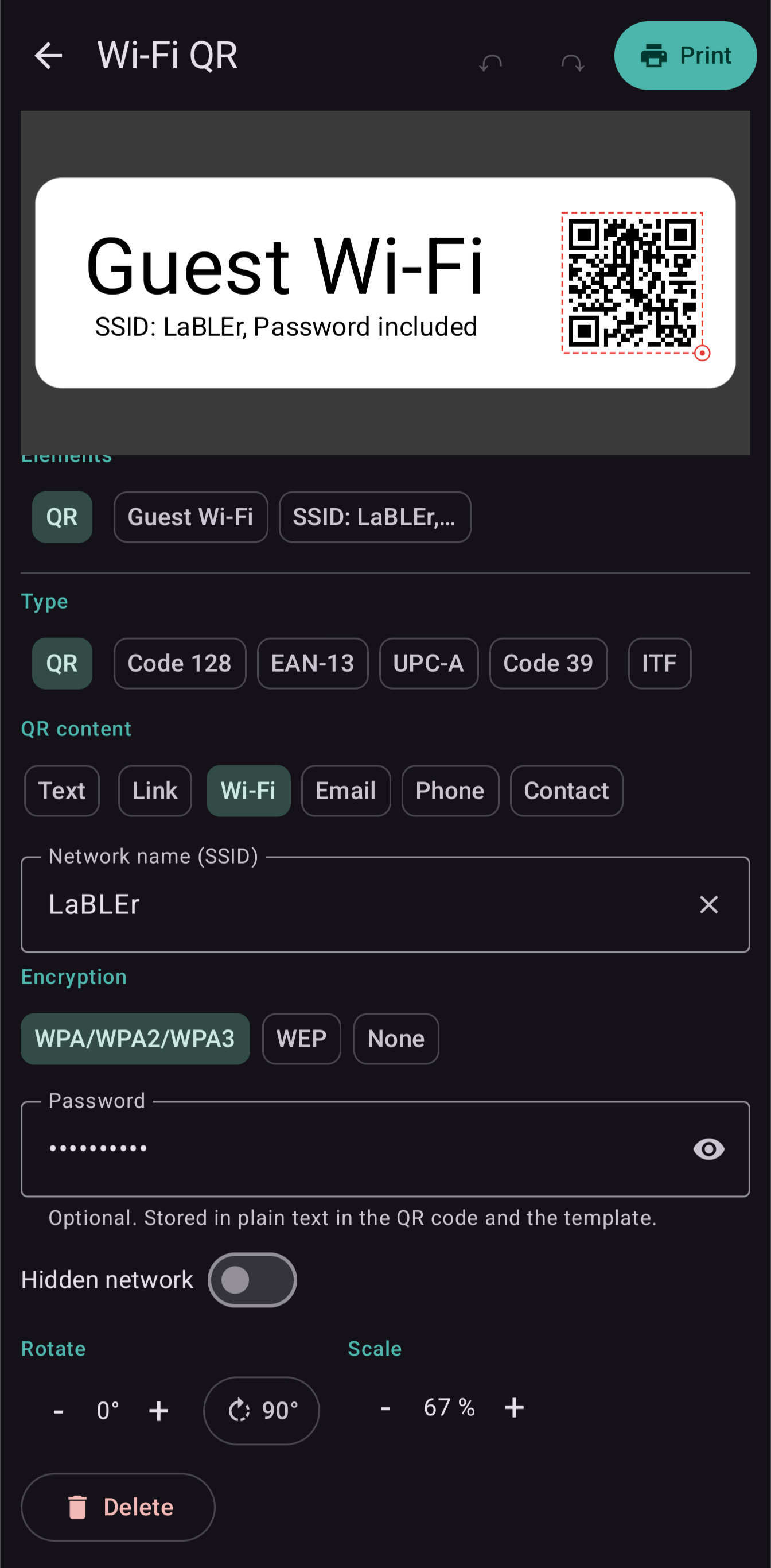 Screenshot of LaBLEr