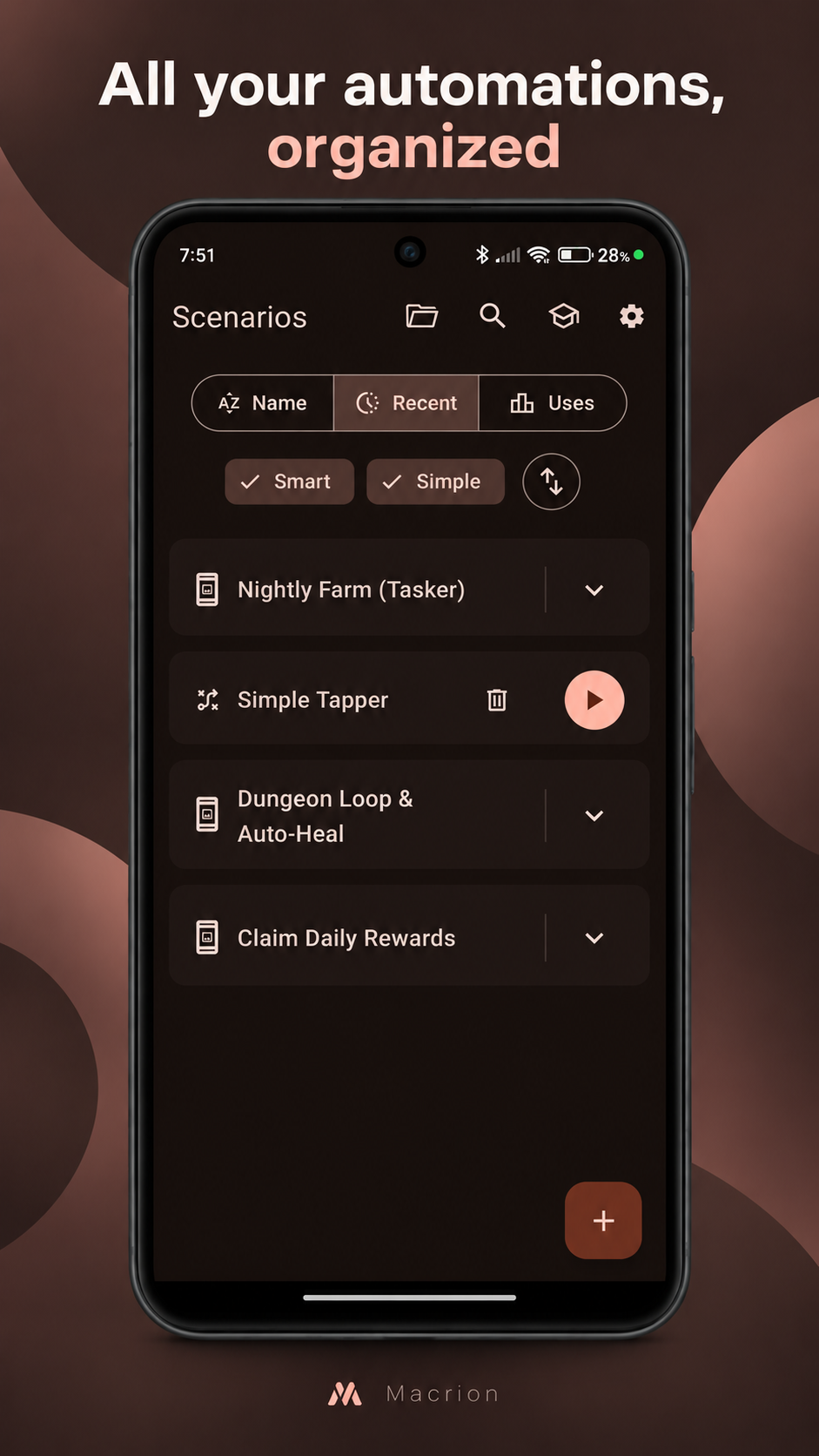 Screenshot of Macrion