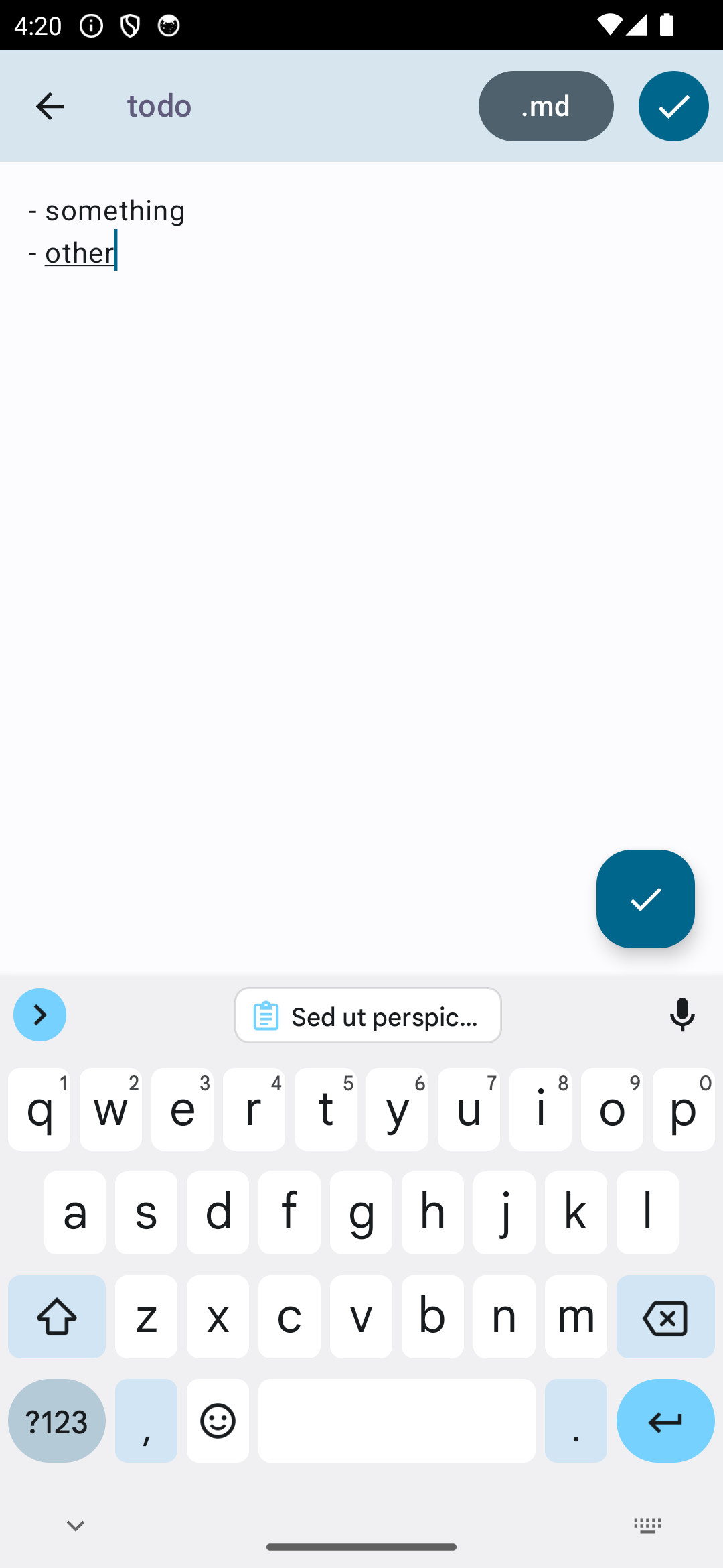 Screenshot of GitNote