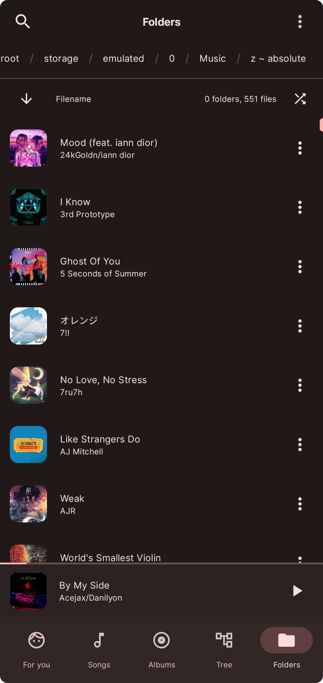 Screenshot of Symphony