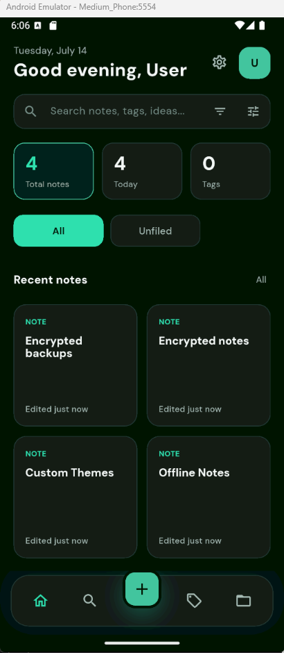 Screenshot of CypherLeaf