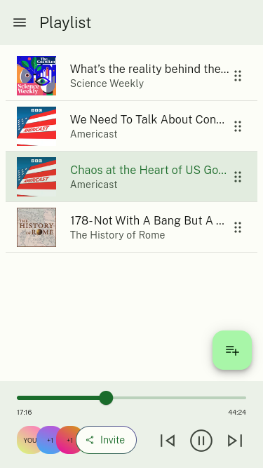 Screenshot of ListenTogether