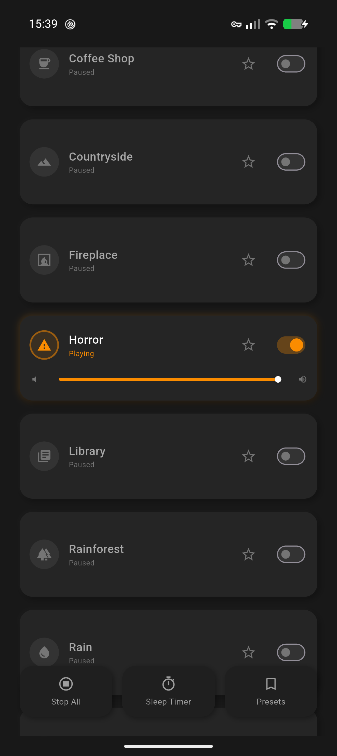 Screenshot of Whisper Noise