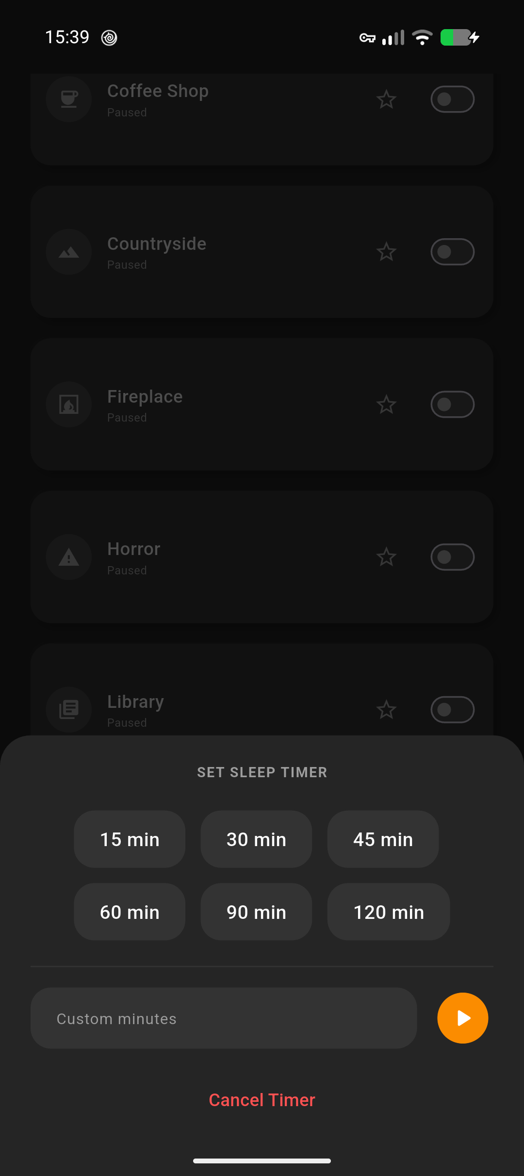 Screenshot of Whisper Noise