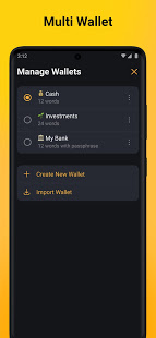 Screenshot of Unstoppable Wallet