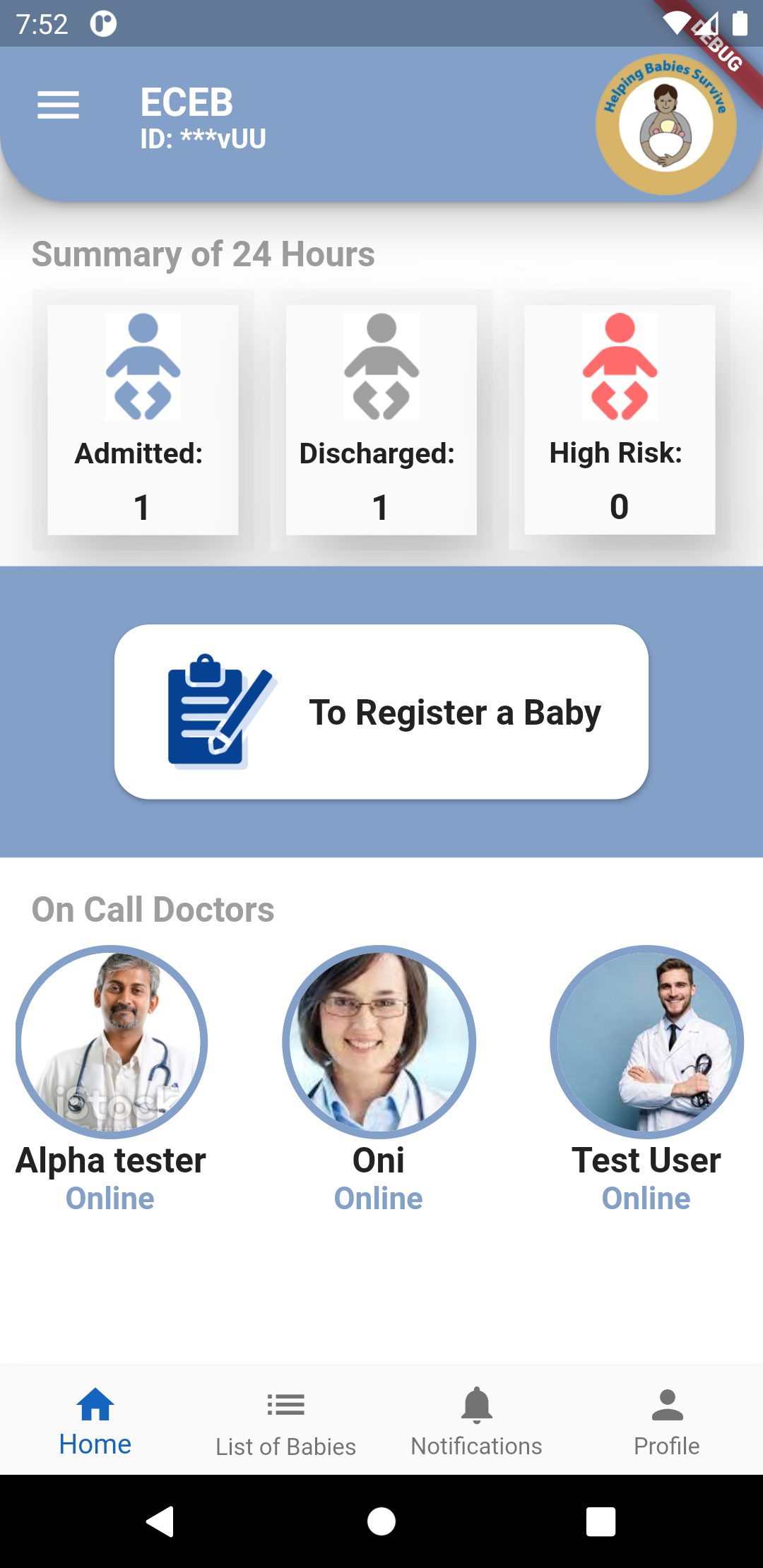 Screenshot of LibreHealth Essential Care For Every Baby
