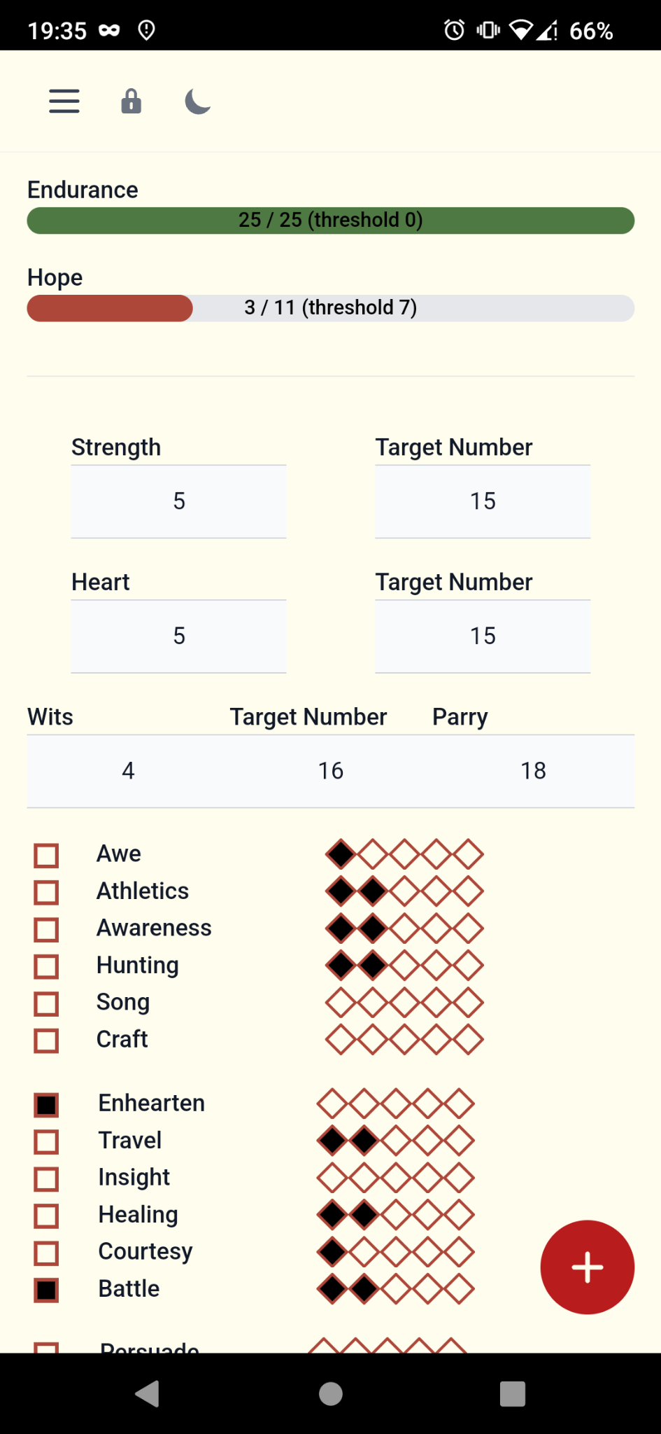 Screenshot of The One App