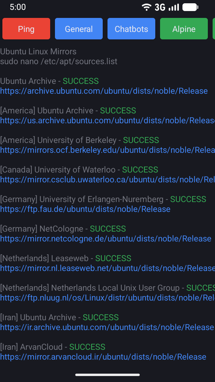 Screenshot of NodeLook