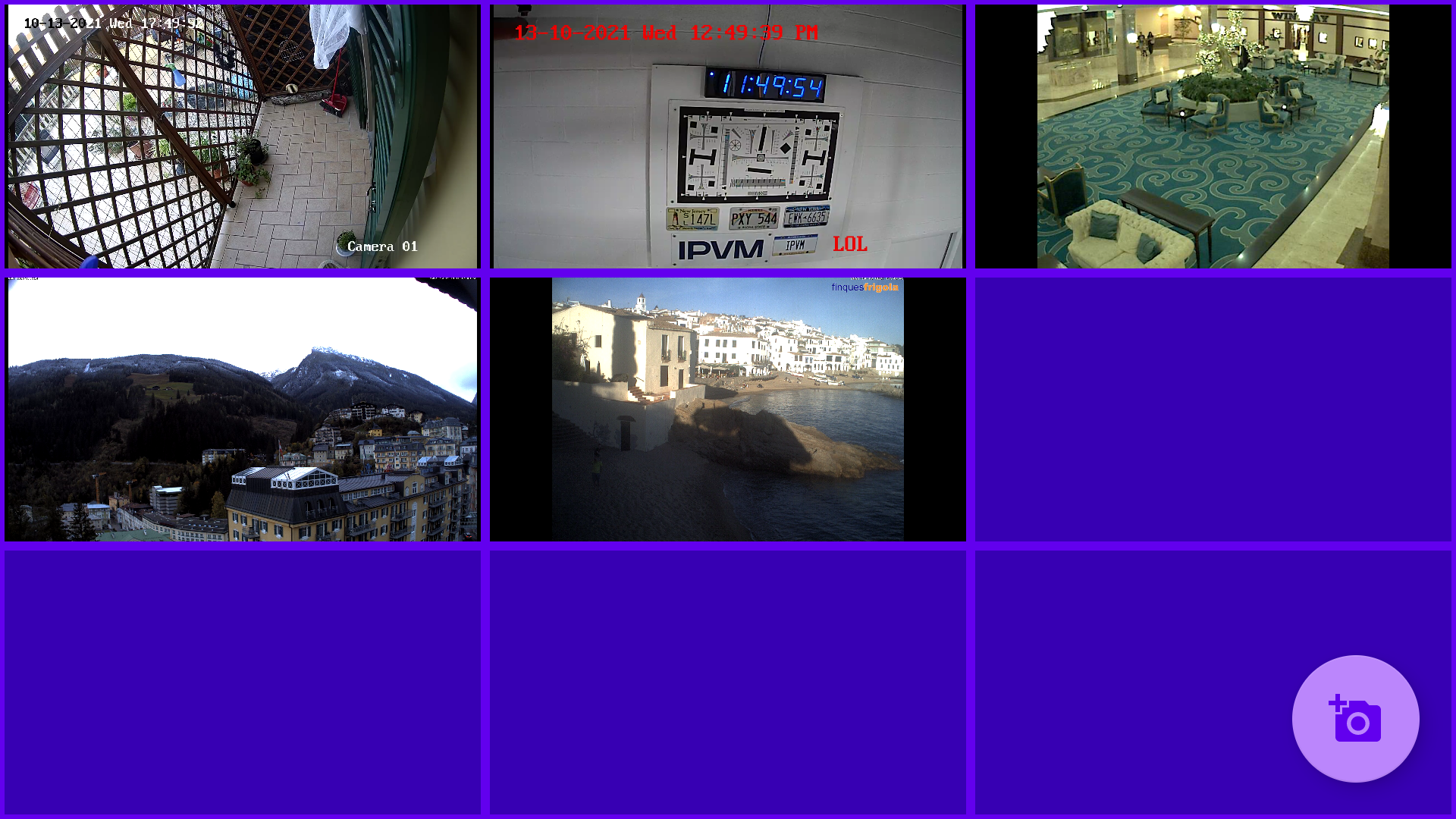 Screenshot of Ojo RTSP IP Camera viewer