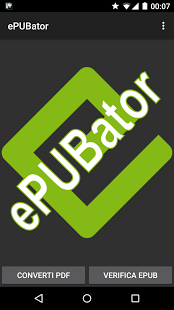 Screenshot of ePUBator
