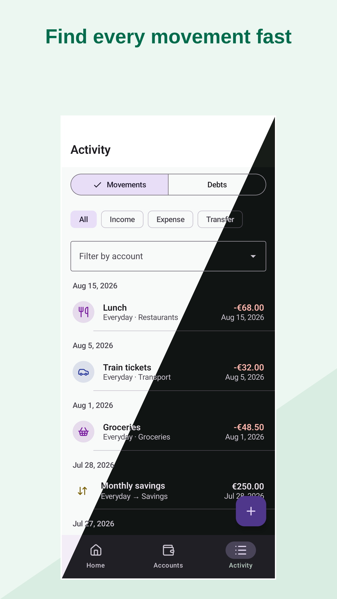 Screenshot of Denaro