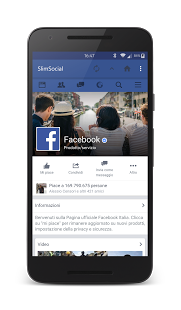 Screenshot of SlimSocial for Facebook