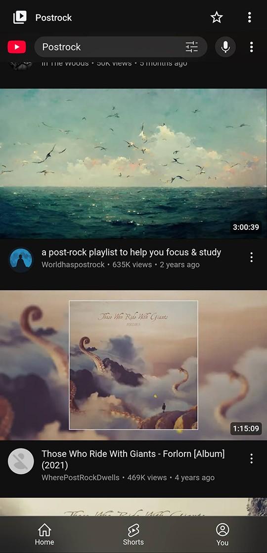 Screenshot of NouTube