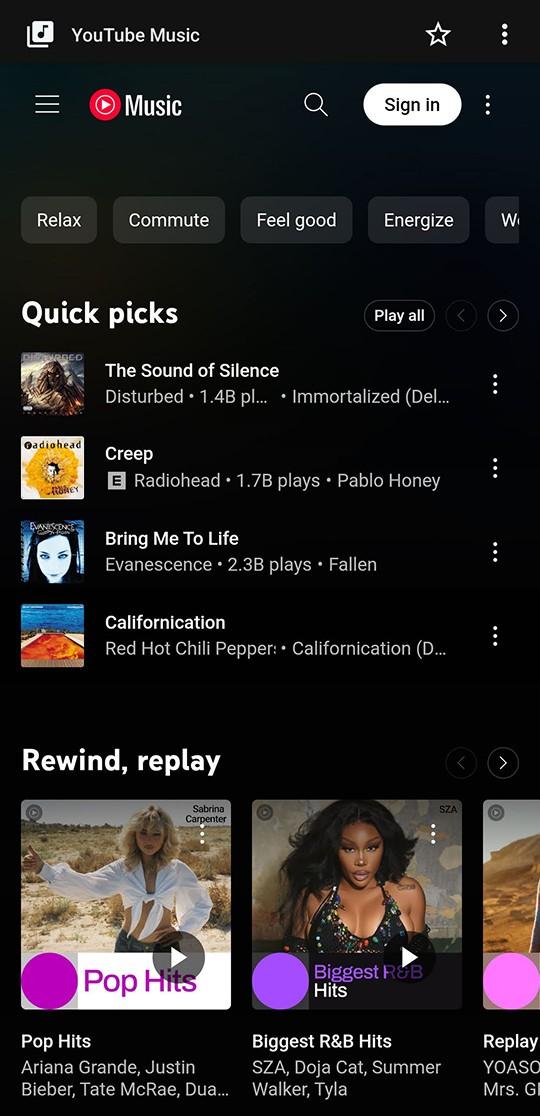 Screenshot of NouTube