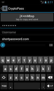 Screenshot of CryptoPass