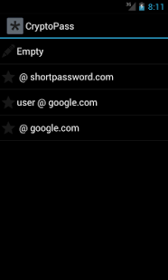 Screenshot of CryptoPass
