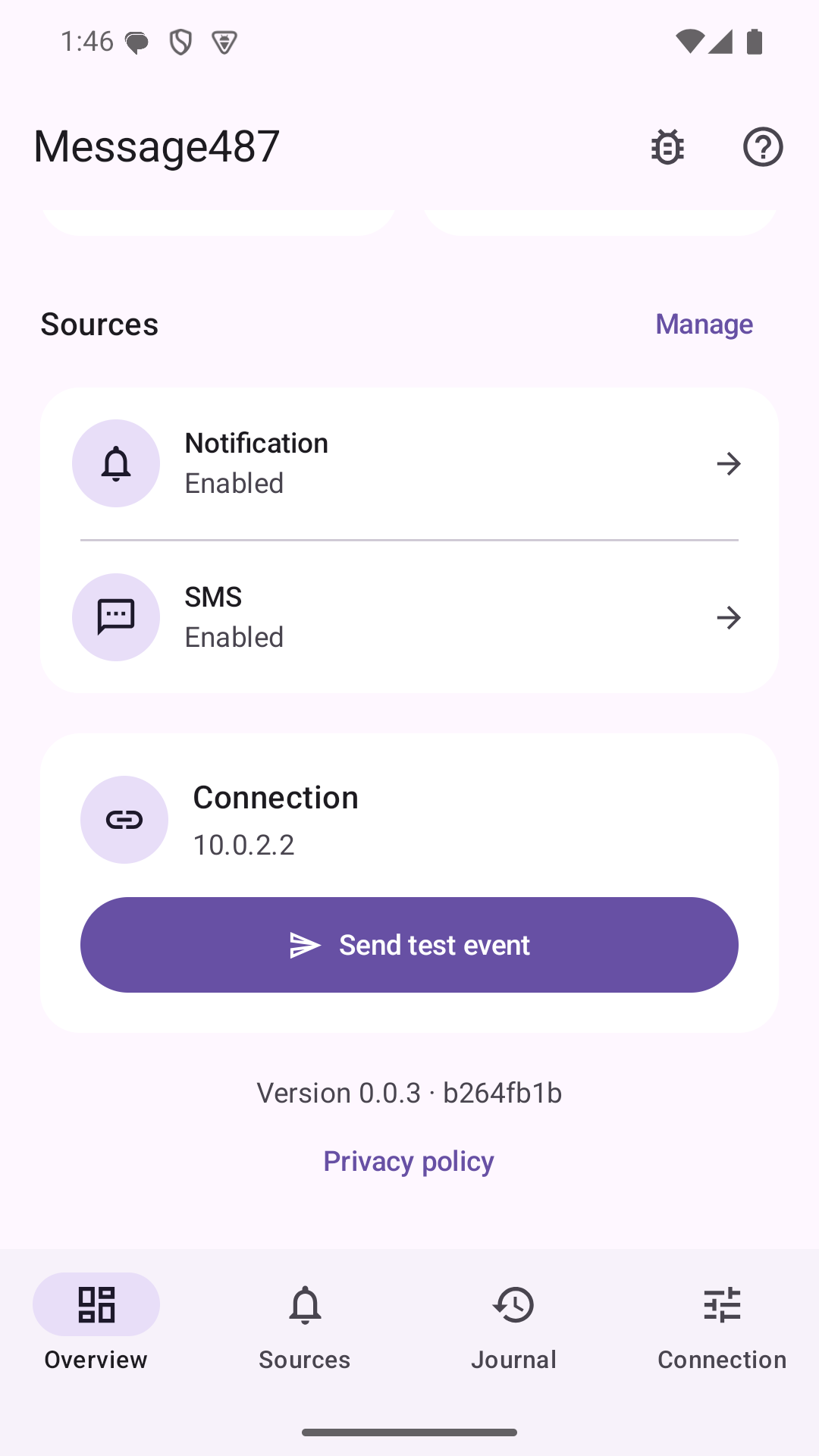 Screenshot of Message487
