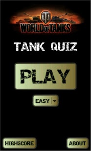 Screenshot of WoT Tank Quiz
