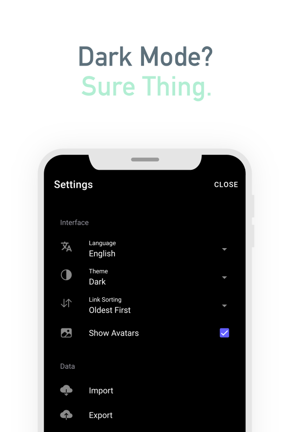 Screenshot of Linkbox