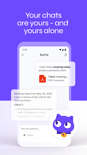 Screenshot of Lumo