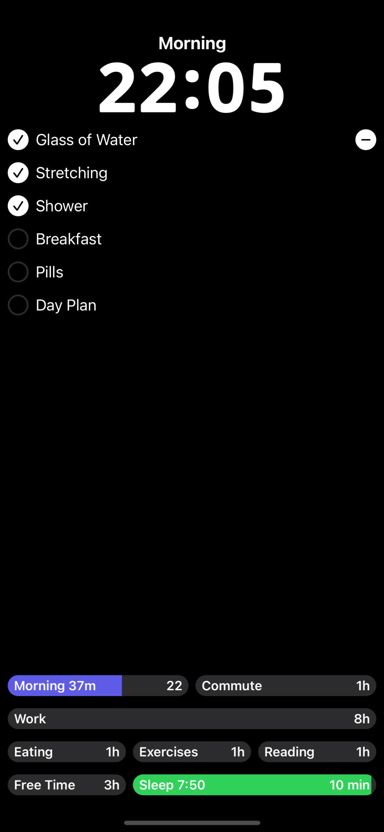 Screenshot of Productivity System - timeto.me
