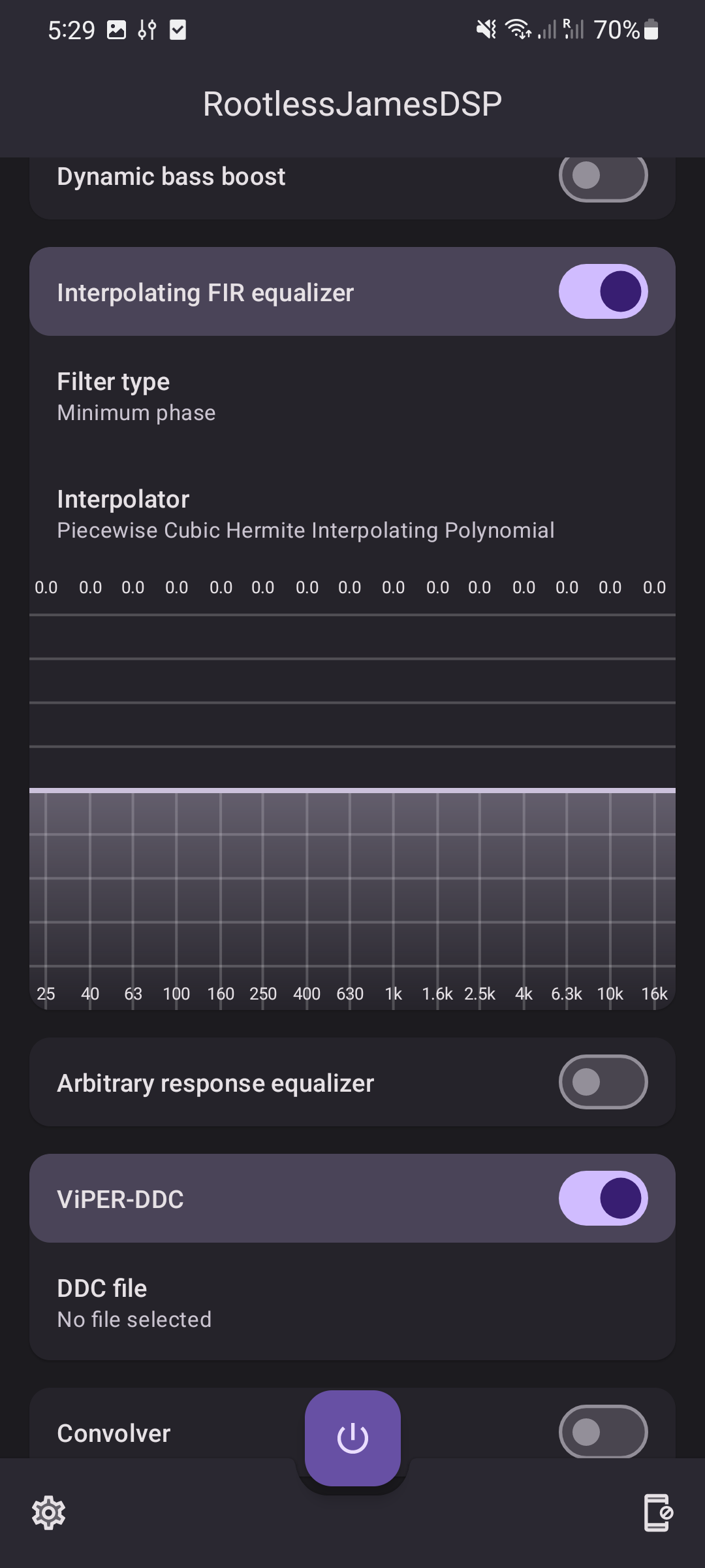 Screenshot of RootlessJamesDSP