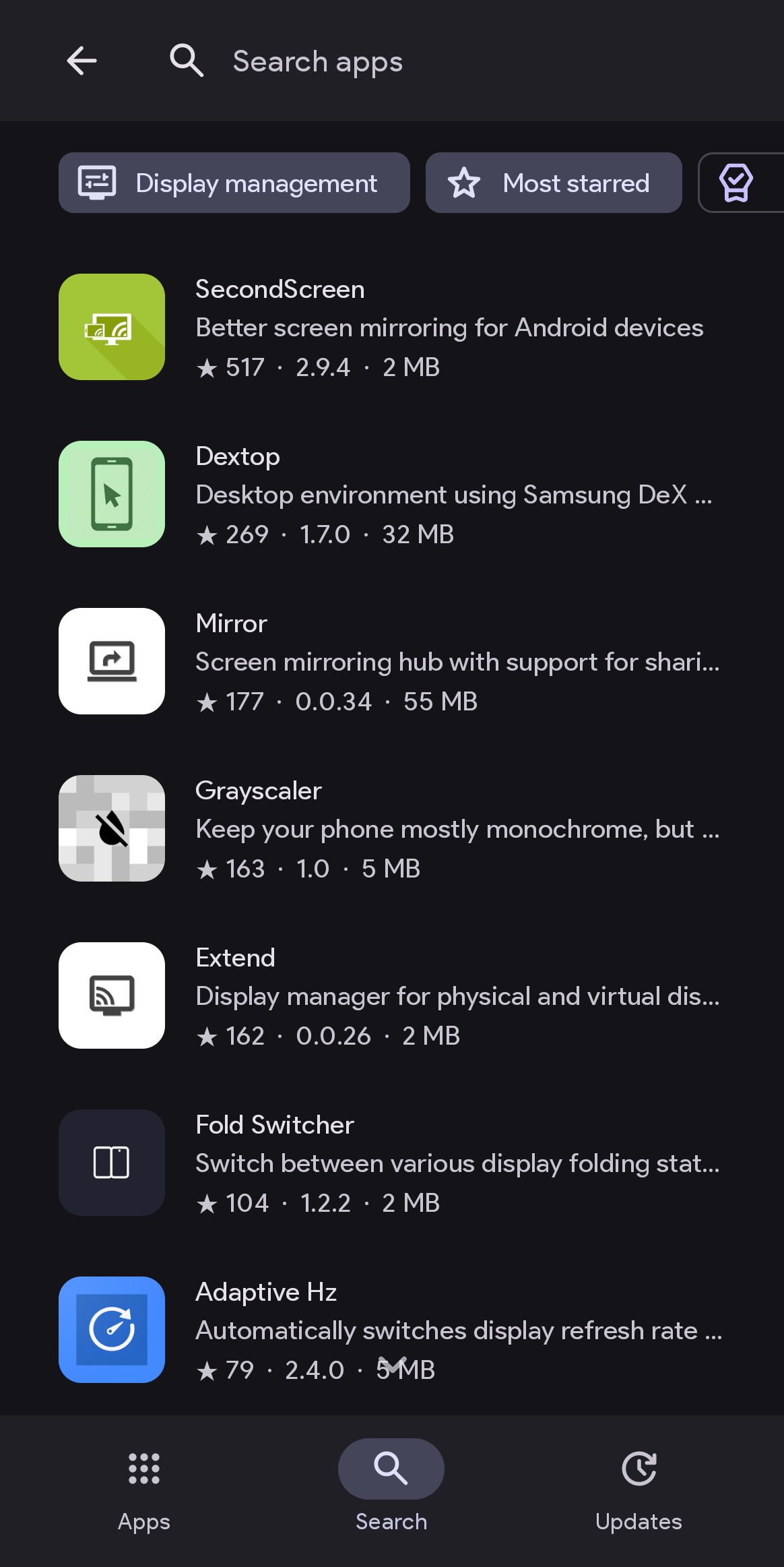 Screenshot of ShizuStore