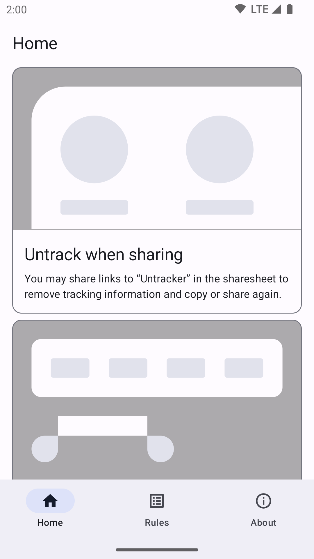 Screenshot of Untracker