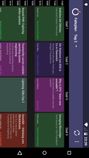 Screenshot of 32C3 Schedule (Congress)