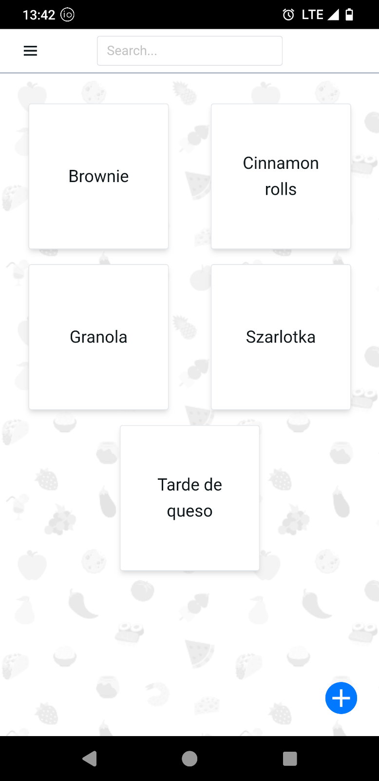 Screenshot of Twili Recipes