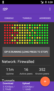 Screenshot of I2P