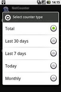 Screenshot of NetCounter