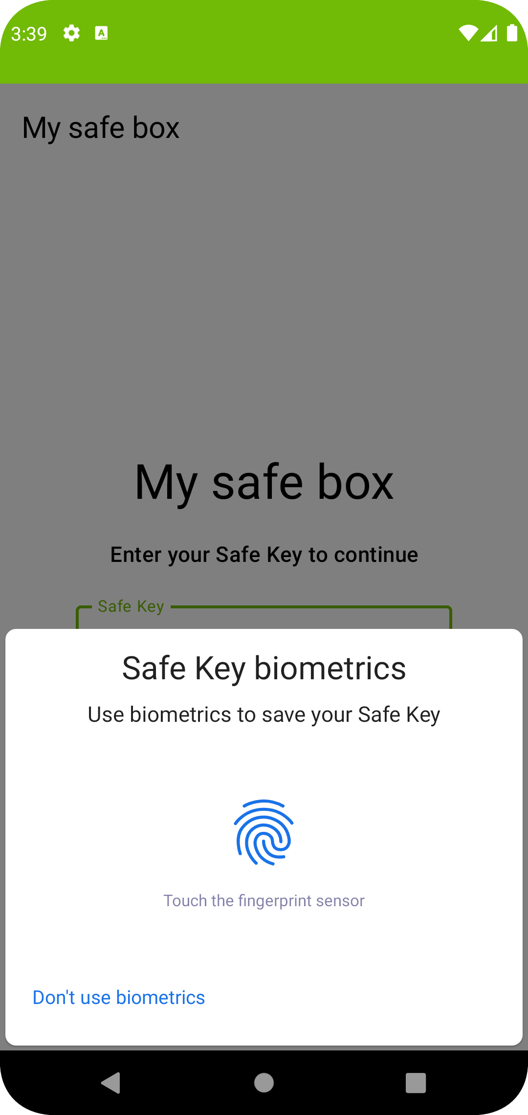 Screenshot of Koofr Vault