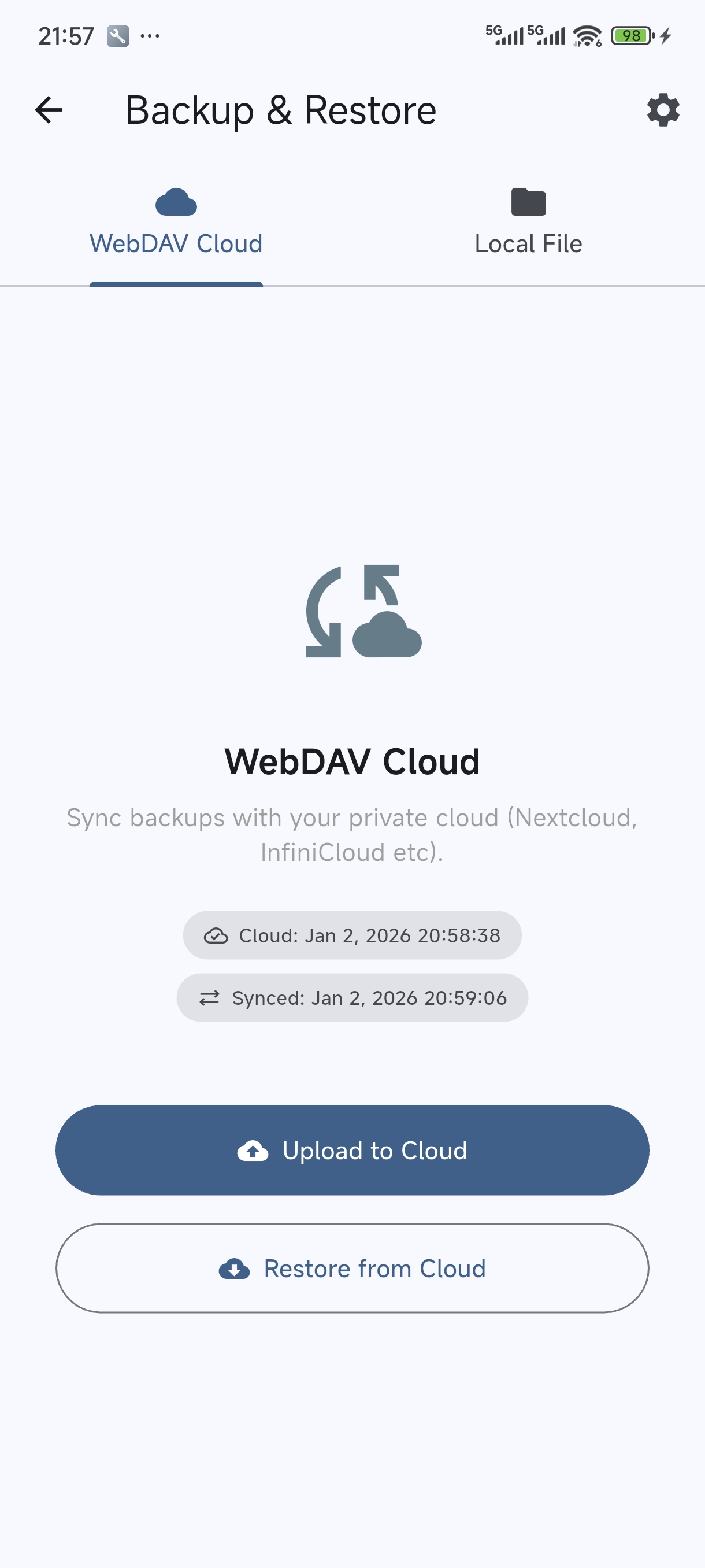 Screenshot of Flauth